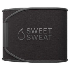 Sports Research waist trimmer vista frontal, ajuste ceñido y apariencia mate