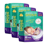 Sposie paquete frontal mostrando 90 unidades y conveniencia nocturna