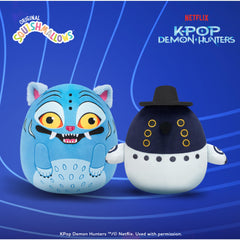 Primer plano textura ultrasuave de Squishmallows Derpy para abrazos