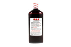 S.S.S. Tonic etiqueta con lista de ingredientes y vitaminas B para lectura rápida