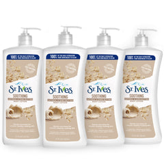 St. Ives botella frontal mostrando diseño y tamaño práctico