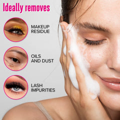 STACY LASH brocha y spoolies alineados para aplicación precisa y peinado