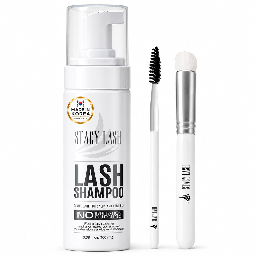 STACY LASH envase frontal mostrando volumen y diseño práctico