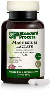 Standard Process frasco frontal, etiqueta legible y apariencia profesional para confianza