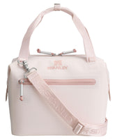 STANLEY vista frontal Rose Quartz con capacidad y estilo