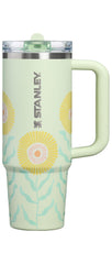 STANLEY vista frontal del Quencher Honeydew Garden con asa, aspecto duradero