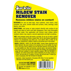 STAR BRITE etiqueta con instrucciones claras y uso seguro en marino
