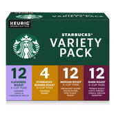 Starbucks caja frontal variedad 40 cápsulas mostrando mezcla y conveniencia