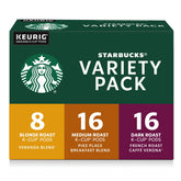 Starbucks caja frontal con 40 cápsulas mostrando variedad y conveniencia