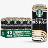 Starbucks Doubleshot frontal mostrando lata y etiqueta, conveniencia inmediata