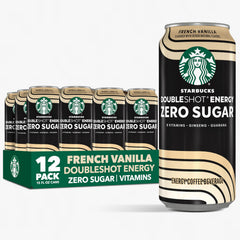 Starbucks Doubleshot frontal mostrando lata y etiqueta, conveniencia inmediata