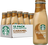 Starbucks Frappuccino frente del pack mostrando 12 botellas y conveniencia