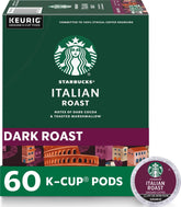 Starbucks caja frontal con cápsulas Italian Roast, presenta conveniencia y calidad