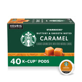 Starbucks cápsula K-Cup frontal mostrando marca y disfrute inmediato