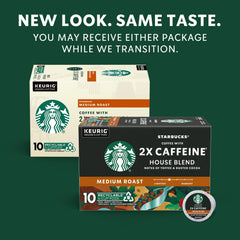 Starbucks K-Cup granos y molido mostrando aroma y sabor equilibrado