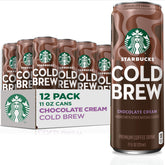 Starbucks lata frontal Chocolate Cream mostrando diseño y conveniencia