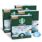 Starbucks by Nespresso cápsulas Iced Blonde frente mostrando paquete y marca, conveniencia