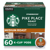Starbucks empaque Pike Place mostrando 60 cápsulas y fácil almacenamiento