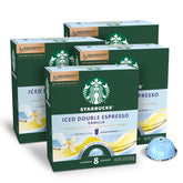 Starbucks cápsulas Vertuo embalaje frontal mostrando 32 unidades y conveniencia