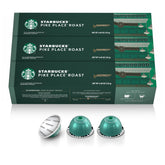 Starbucks by Nespresso Vertuo paquete frontal mostrando 30 cápsulas y beneficios