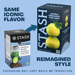 Stash close-up foil-sealed tea bag preserving aroma and freshness