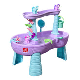 Step2 mesa de agua frontal rosa con tema unicornio, diversión sensorial