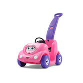 Step2 coche empujable vista frontal con detalles y confort