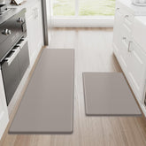 StepRite vista frontal del par de alfombrillas khaki que aportan confort