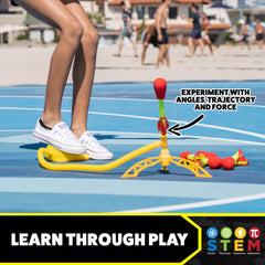 Stomp Rocket montaje rápido sin herramientas ni pilas, fácil para niños