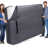 StorageRight vista frontal de la funda mostrando protección completa y discreción