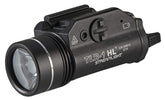 Streamlight TLR-1 HL vista frontal con haz potente y identificación clara