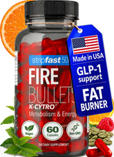 stripfast5000 botella frontal mostrando diseño y beneficio de energía sostenida