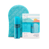 St.Tropez mousse frontal del paquete mostrando formato viaje y beneficio práctico