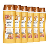 Suave pack de 6 botellas frente mostrando ahorro y cantidad