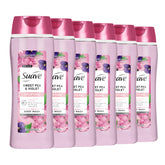 Suave gel de ducha frontal mostrando el tamaño y diseño práctico