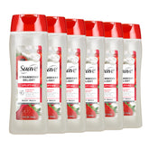 Suave gel de baño Strawberry Delight vista frontal mostrando tamaño y etiqueta
