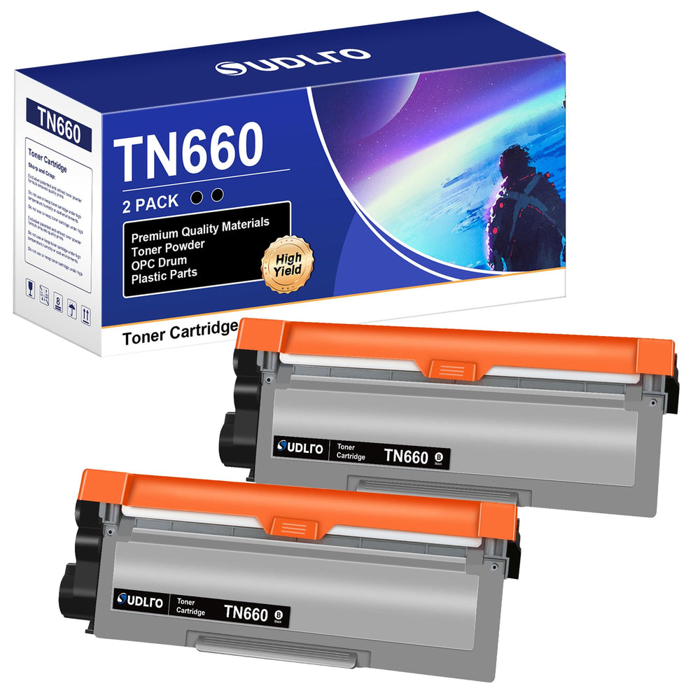 SUDLTO cartucho TN660 frontal mostrando diseño y compatibilidad