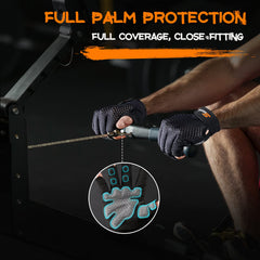 SueStar guantes en uso levantando barra para mayor control y seguridad