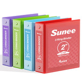 SUNEE archivador frontal conjunto cuatro colores para organización rápida