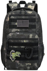 SunForMorning vista frontal de la mochila mostrando compartimentos, ideal para colegio