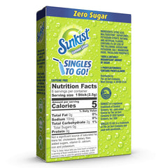 SINGLES TO GO! Sunkist sobre junto a botella portátil para mezclas rápidas