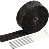 SunplusTrade rollo frontal de cinta térmica negra mostrando longitud y ancho