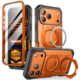 SUPCASE vista frontal de la funda con protección total y diseño resistente