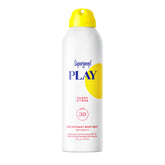 Supergoop! envase frontal mostrando SPF 30 y acabado ligero