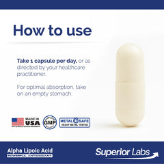 Superior Labs etiqueta con información nutricional y beneficio de transparencia