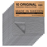 SUPERSCANDI paquete frontal gris mostrando 10 paños ecológicos y práctico almacenamiento