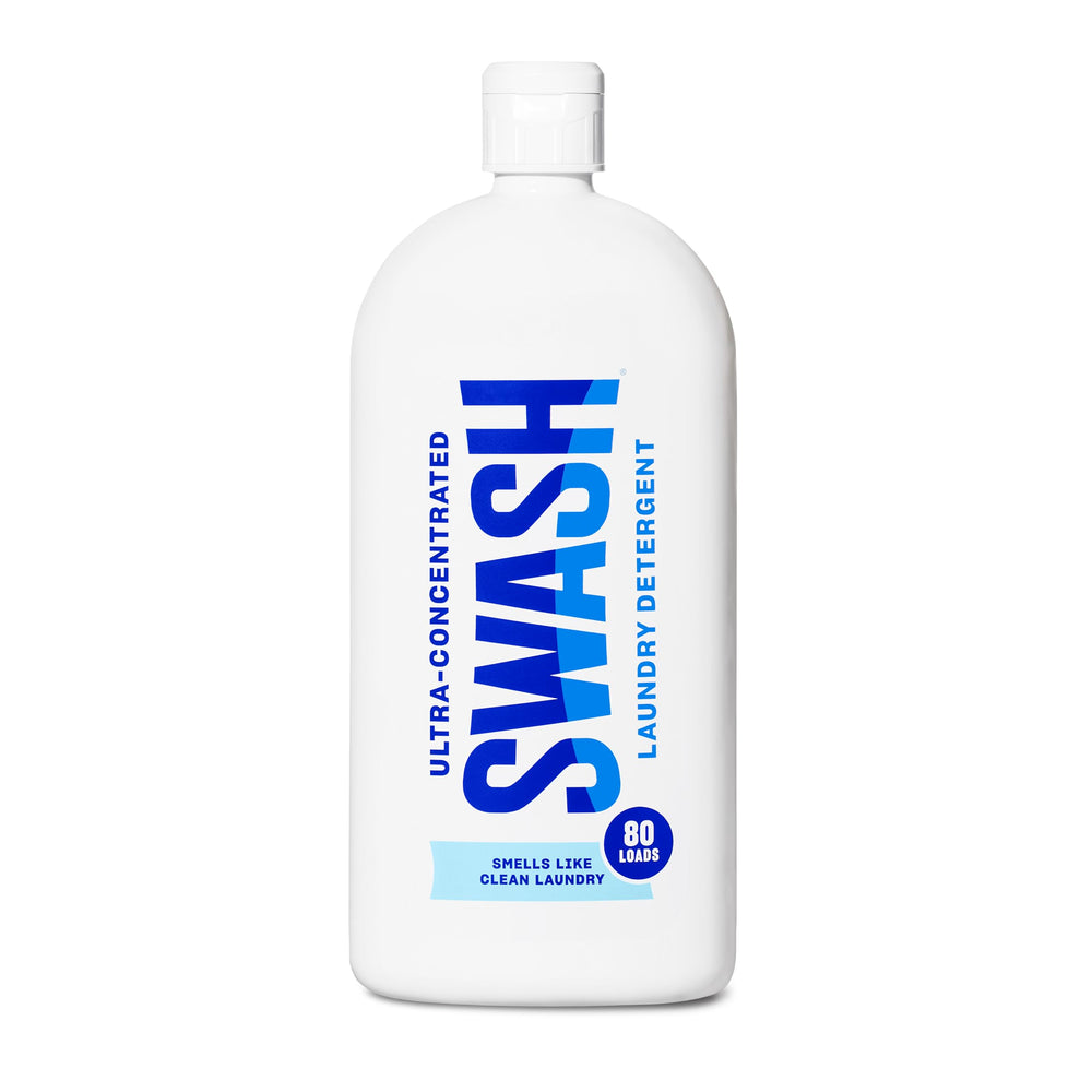 Swash botella frontal mostrando etiqueta y beneficio de concentración