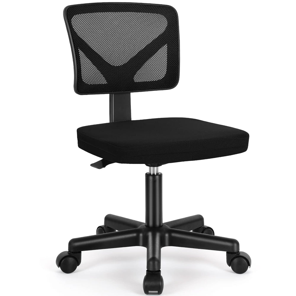Sweetcrispy vista frontal de la silla pequeña mostrando ahorro de espacio y soporte cómodo