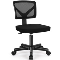 Sweetcrispy vista frontal de la silla pequeña mostrando ahorro de espacio y soporte cómodo