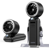 SWEETFULL ventilador frontal mostrando diseño elegante y portabilidad